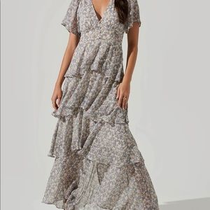 Astr Floral Maxi Dress